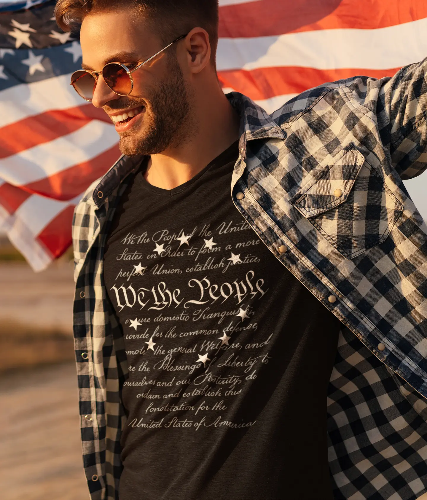 We the People Constitution T-Shirt — Patriotic American History Tee Printify