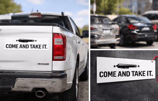 Come And Take It Car Magnet — Patriotic Texas Cannon Design - Torch Republic