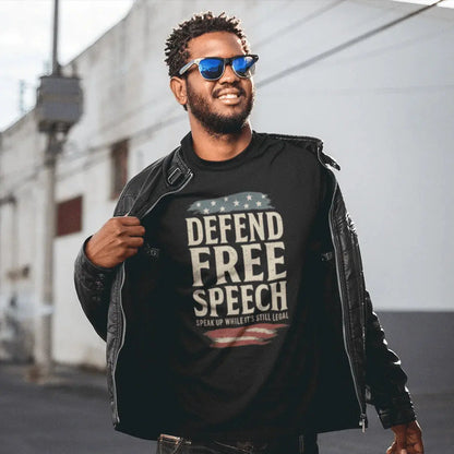 Defend Free Speech Tee - LiberTees for All
