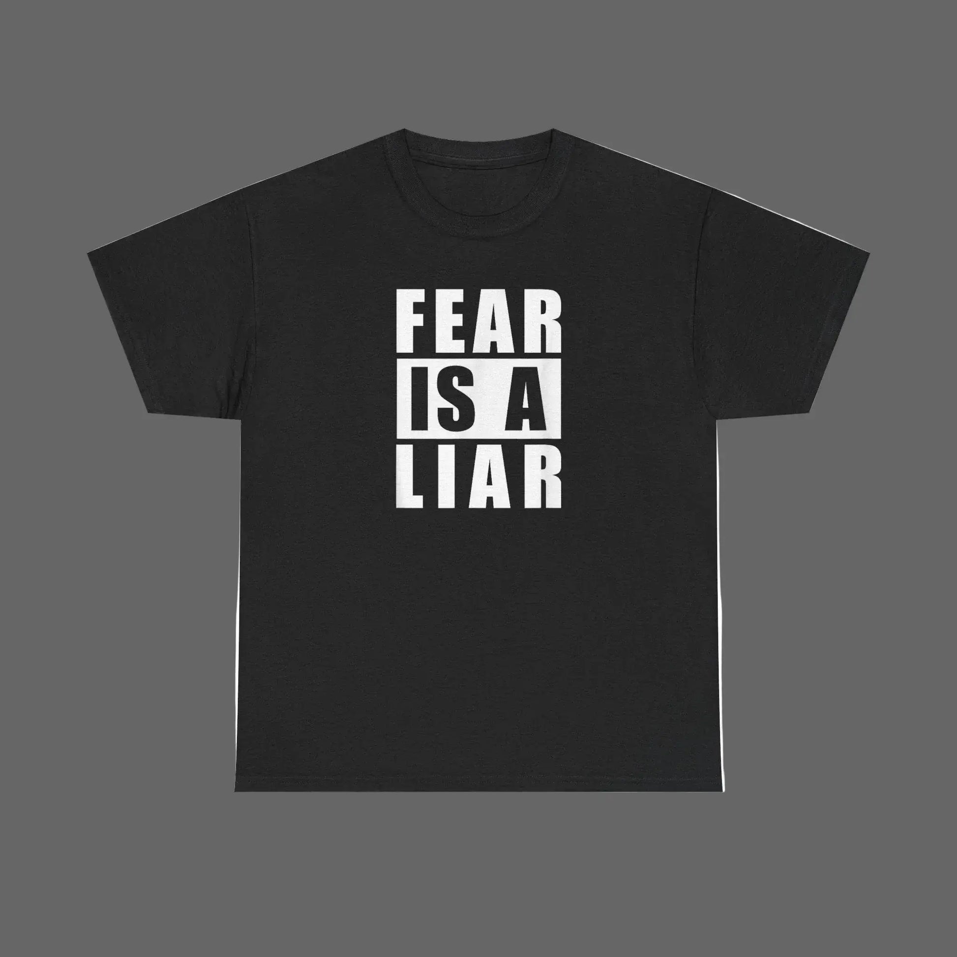 Fear Is A Liar T-Shirt — Motivational Graphic Tee - LiberTees for All
