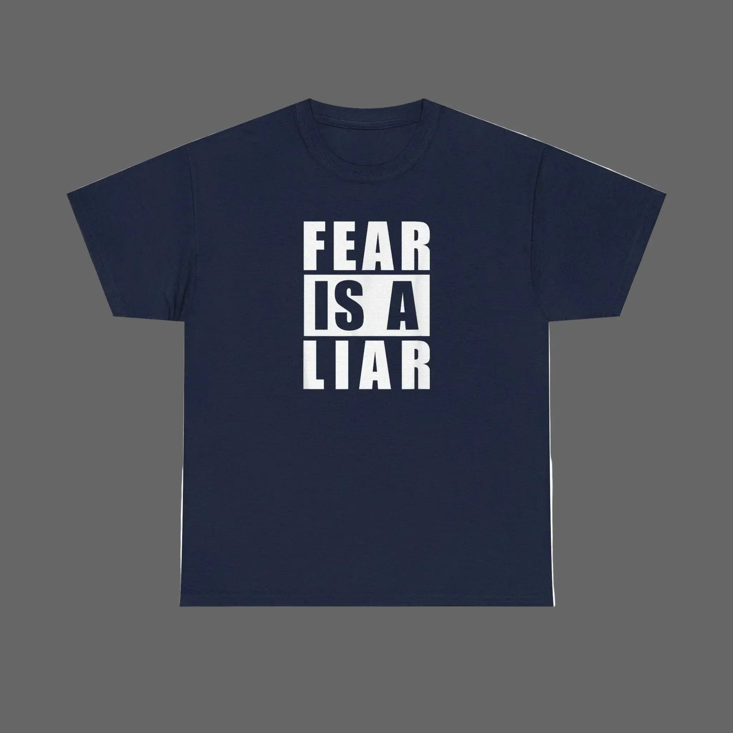 Fear Is A Liar T-Shirt — Motivational Graphic Tee - LiberTees for All