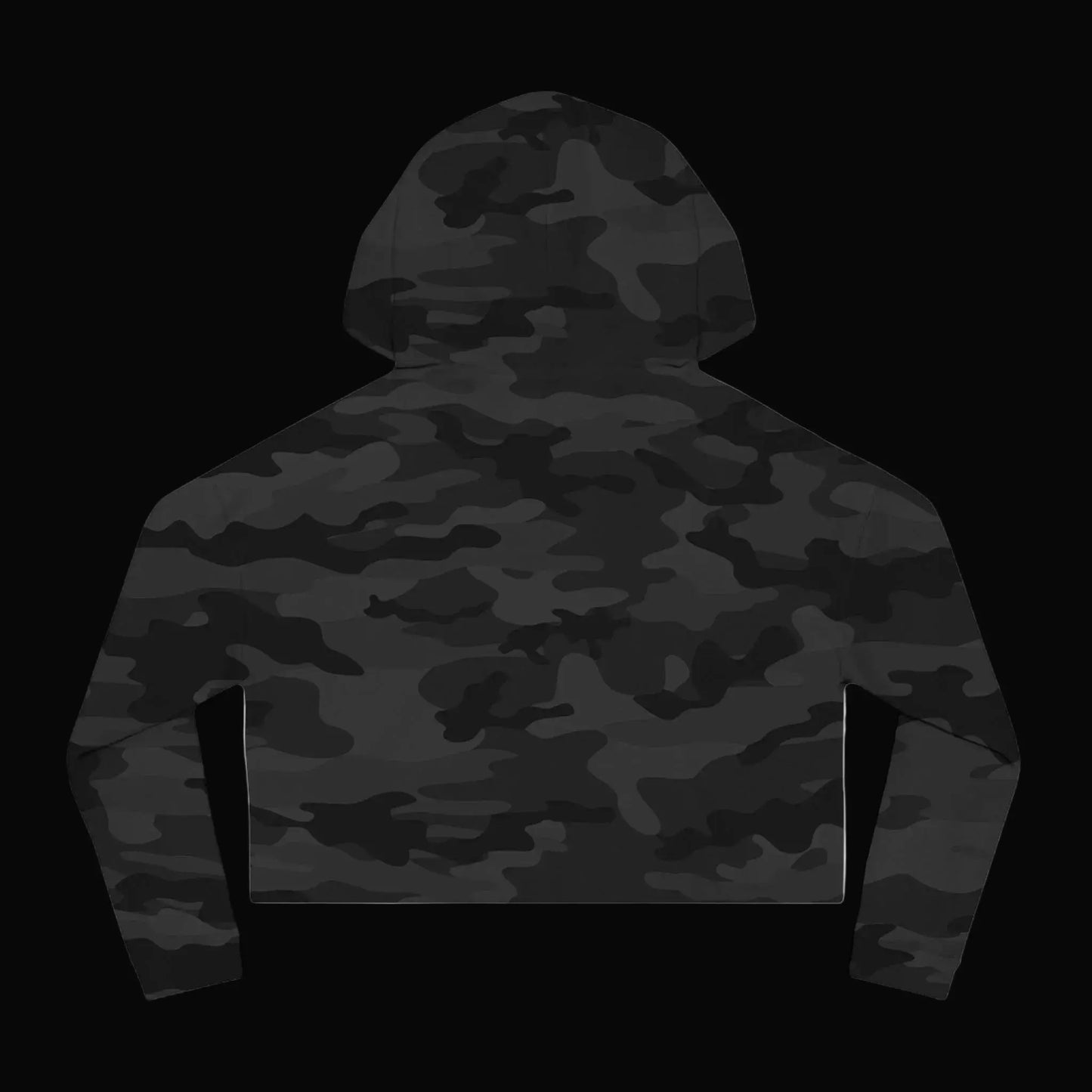 Patriotic Camouflage Cropped Hoodie — "All Gave Some, Some Gave All" - LiberTees for All