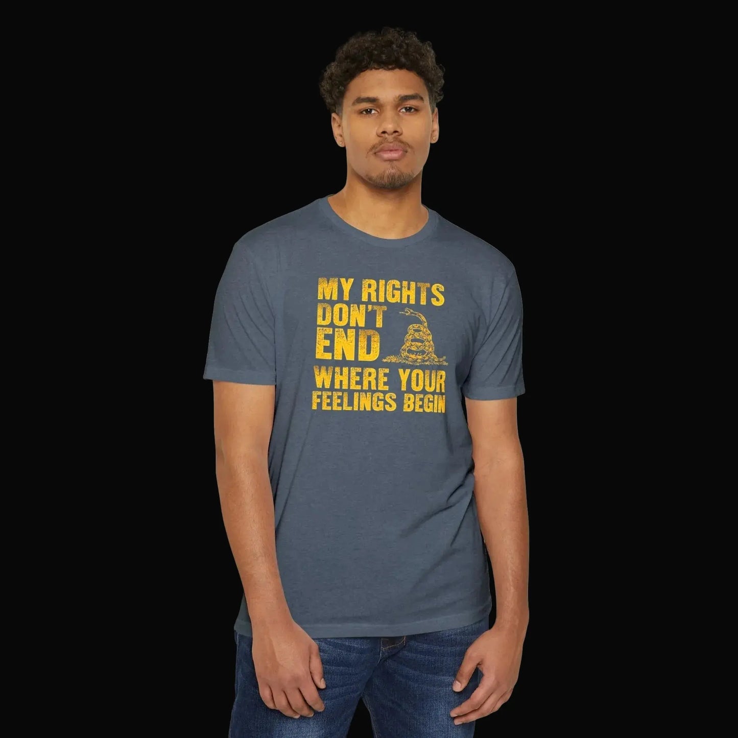 Patriotic Rights T-Shirt — "My Rights Don't End Where Your Feelings Begin" Statement Tee - LiberTees for All
