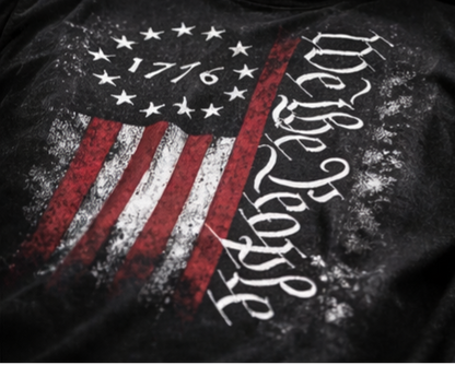 We the People US Flag American Pride Constitution Patriotic T-Shirt