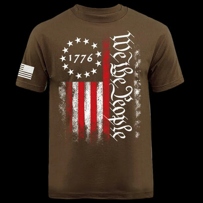 We the People US Flag American Pride Constitution Patriotic T-Shirt - Torch Republic