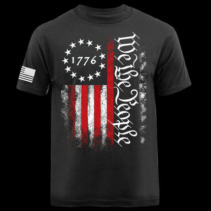 We the People US Flag American Pride Constitution Patriotic T-Shirt - Torch Republic