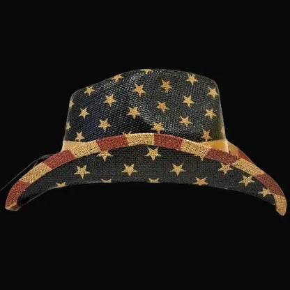 Western American Flag Vintage Cowboy Hat - LiberTees for All